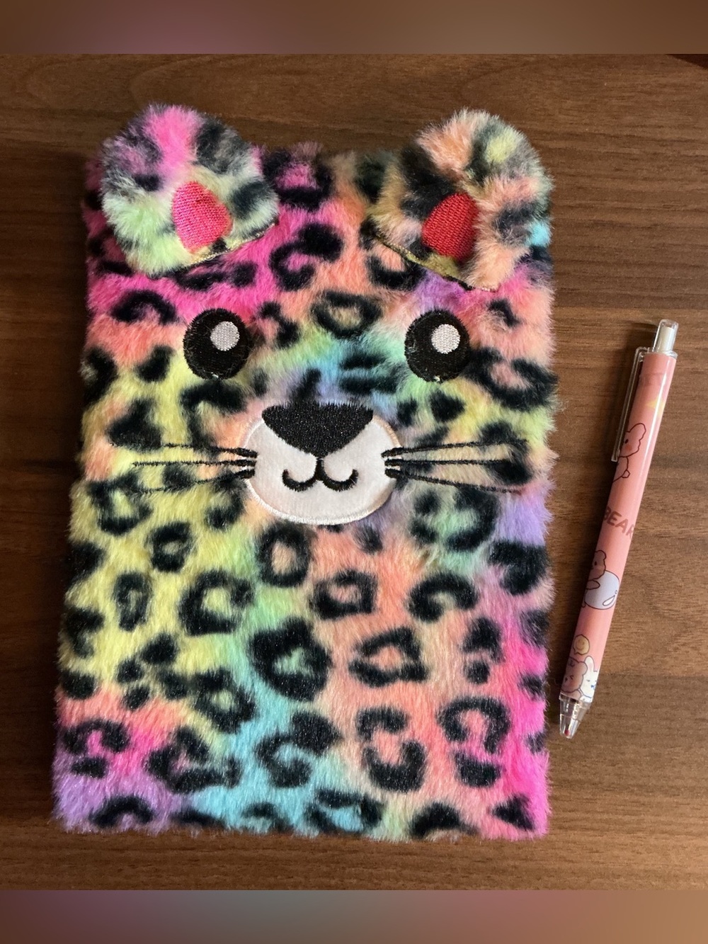 Leopard Multicolor Notebook with Pen